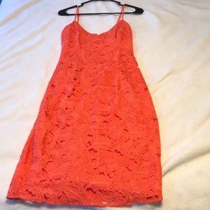 Marciano by GUESS size 6 salmon midi dress